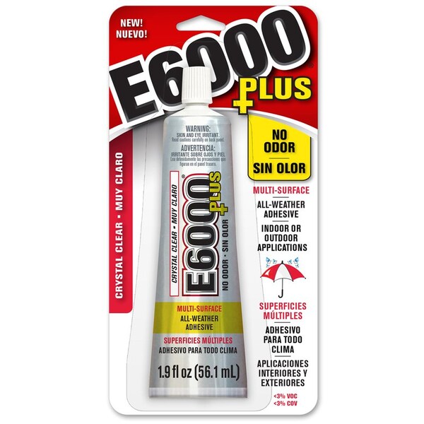 Eclectic Products Adhesive Low Odor Clear 1.9Oz 570120 Zoro